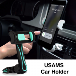 USAMS Car Holder Stand Phone Holder Magnet Mobile Phone Holder for iPhone Samsung Air vent mount Car Holder Stand, USM04